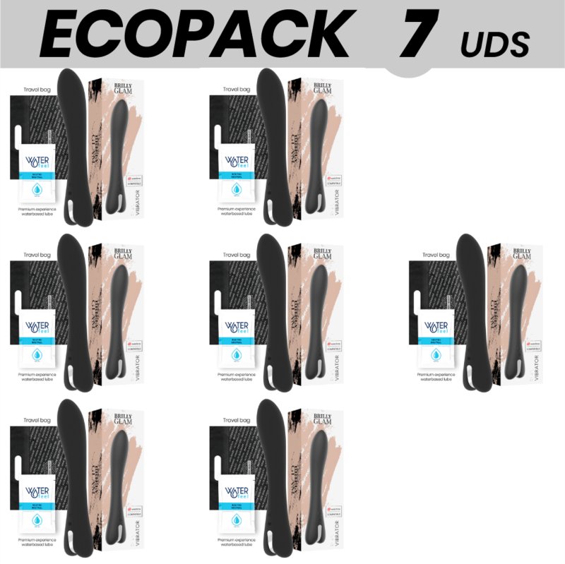 Ecopack 7 Uds - Brilly Glam Ryan Vibrator Compatible With Watchme Wireless Technology