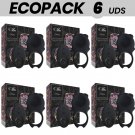 Ecopack 6 Units - Mia Colosseo Black Remote Control Ring