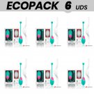 Ecopack 6 Uds - Wearwatch Egg Remote Control Technology Watchme Sea Water / Snow