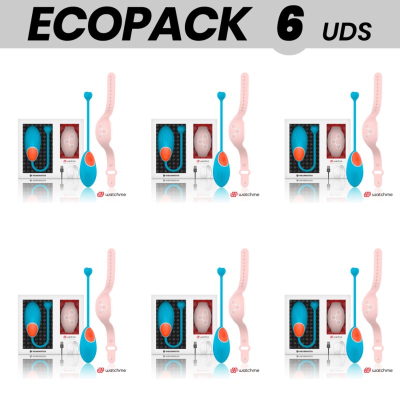 Ecopack 6 Uds - Wearwatch Egg Remote Control Technology Watchme Blue / Pink