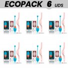 Ecopack 6 Uds - Wearwatch Egg Remote Control Technology Watchme Blue / Pink