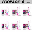 Ecopack 6 Uds - Wearwatch Egg Remote Control Technology Watchme Fuchsia / Snow