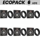 Ecopack 6 Uds - Anbiguo Adriano Vibrating Ring Compatible With Watchme