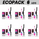 Ecopack 6 Uds - Wearwatch Remote Control Egg Technology Watchme Fuchsia / Azabache