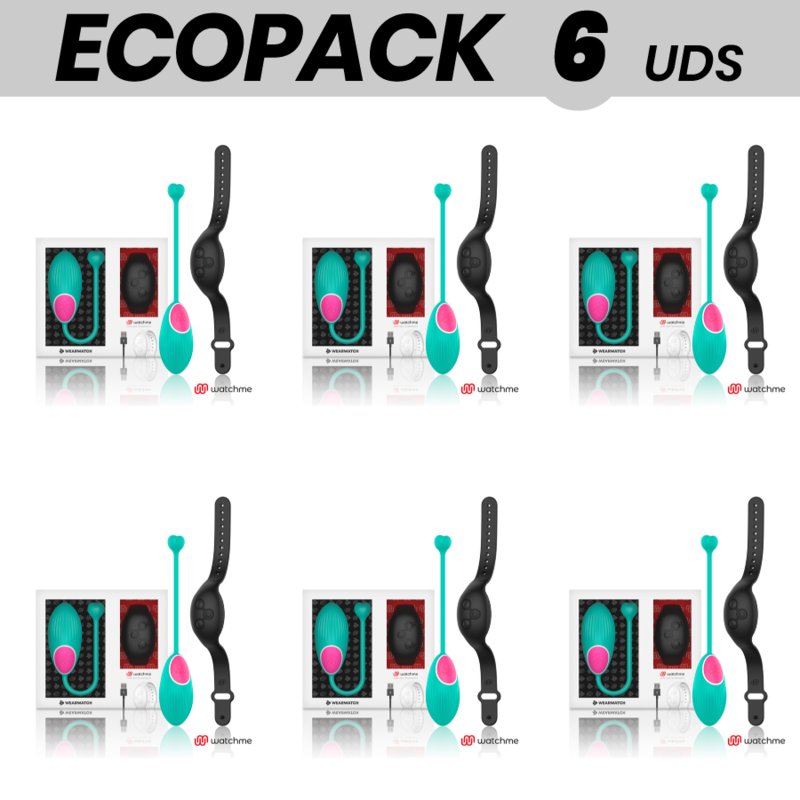 Ecopack 6 Uds - Wearwatch Remote Control Egg Watchme Sea Water / Azabache