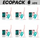 Ecopack 6 Uds - Wearwatch Vibrator Dual Technology Watchme Sea Water / Pink