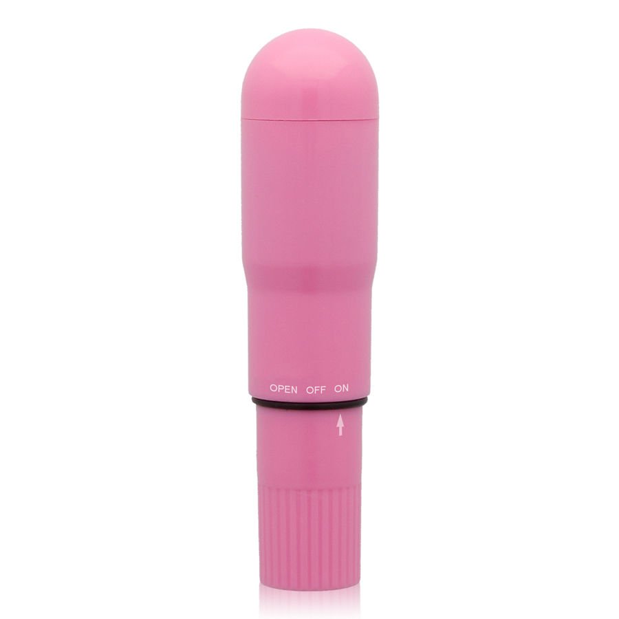Glossy Pocket Vibrator Deep Rose