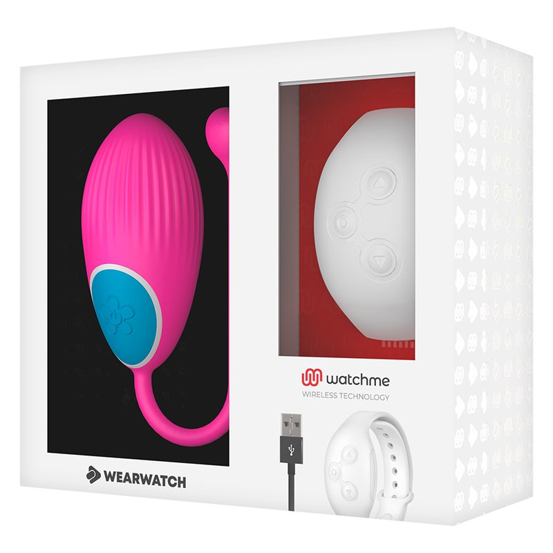 Wearwatch Egg Wireless Technology Watchme Fuchsia / Snowy