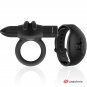 Black and Silver Agron Remote Control Cockring Watchme