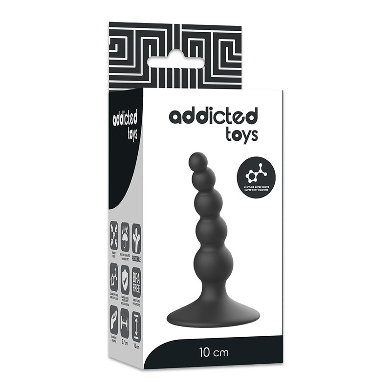 Addicted Toys Anal Sexual Plug 10cm Black