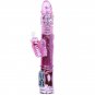 Rechargeable Vibrator Multifunction With Clit Stimulating Throbbing Butterfly
