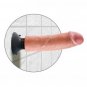 King Cock 20.32 Cm Vibrating Cock Flesh