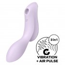 Satisfyer Curvy Trinity 2 Stimulator and Vibrator, Purple