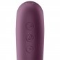 Satisfyer Dual Kiss Clit Stimulating, Wine Red