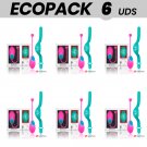 Ecopack 6 Uds - Wearwatch Egg Remote Control Watchme Fuchsia / Marine Water