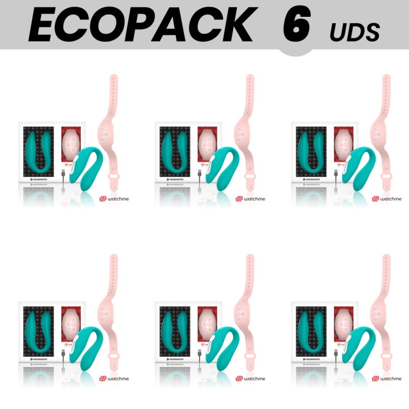 Ecopack 6 Uds - Wearwatch Vibrator Dual Technology Watchme Sea Water / Pink