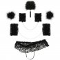 Coquette Chic Desire Lace Bondage Set Deluxe Black