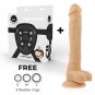 Cock Miller Harness plus Silicone Density Articulable Cocksil 24 Cm