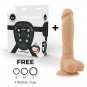 Cock Miller Harness plus Silicone Density Articulable Cocksil 19.5 Cm