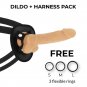 Cock Miller Harness plus Silicone Density Articulable Cocksil 19.5 Cm