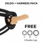 Cock Miller Harness plus Silicone Density Cocksil Articulable 13cm