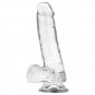 Xray Harness plus Clear Cock With Balls 18.5cm X 3.8cm