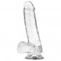 Xray Clear Cock With Balls 18.5cm X 3.8cm