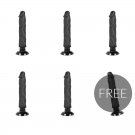 Basecock Realistic Vibrator 2-1 Black 20cm 5+1 Free
