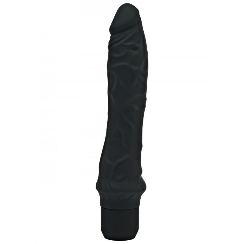 Get Real Realistic Vibrator - Black 25 Cm