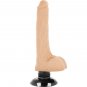 Basecock Realistic Vibrator 2-1 Flesh 18.5cm