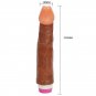 Waves Of Pleasure Realistic Vibrator Brown 23 Cm