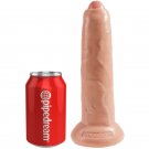 King Cock Realistic Dildo Uncut Flesh 25 Cm