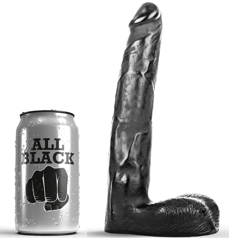 All Black Dildo 21cm