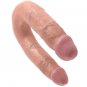 King Cock U-shaped Medium Double Trouble Flesh