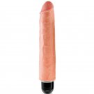 King Cock 25.4 Cm Vibrating Stiffy, Flesh