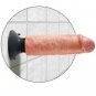 King Cock - 6"- 15.24 Cm Vibrating Cock Flesh