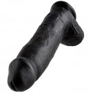 King Cock 12" Cock Black With Balls 30.48 Cm