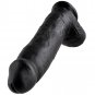 King Cock 12" Cock Black With Balls 30.48 Cm