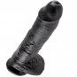 King Cock 10" Cock Black With Balls 25.4 Cm