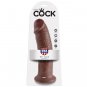 King Cock 10" Cock Brown 25.4 Cm
