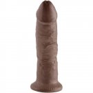 King Cock 9" Cock Brown 22.9 Cm