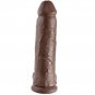King Cock 12" Cock Brown With Balls 30.48 Cm