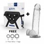 Xray Harness + Cock With Balls 22cm X 4.6cm