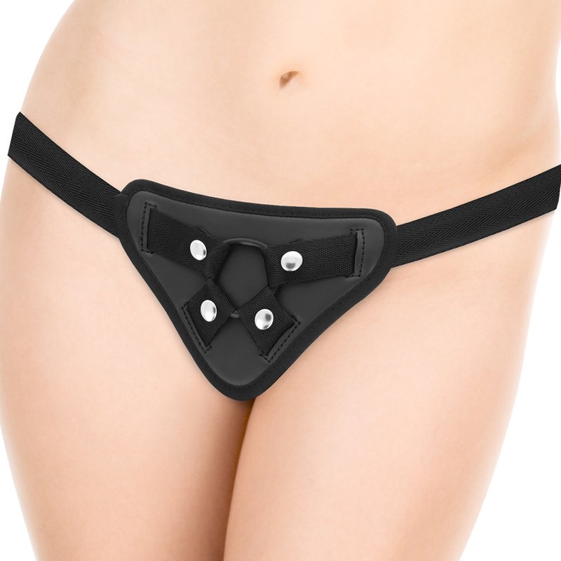 Xray Harness + Clear Cock With Balls 18.5cm X 3.8cm