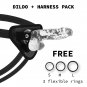 Xray Harness + Clear Cock With Balls 15.5cm X 3.5cm