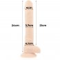 Cock Miller Silicone Density Articulable Cocksil 24 Cm