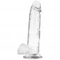 Xray Clear Cock With Balls 22cm X 4.6cm