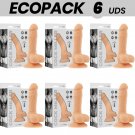 Ecopack 6 Uds - Cock Miller Silicone Density Articulated Cocksil 13 Cm
