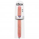 King Cock Thick Double Dildo Flesh 40.6 Cm