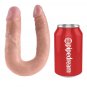 King Cock U-shaped Medium Double Trouble Flesh